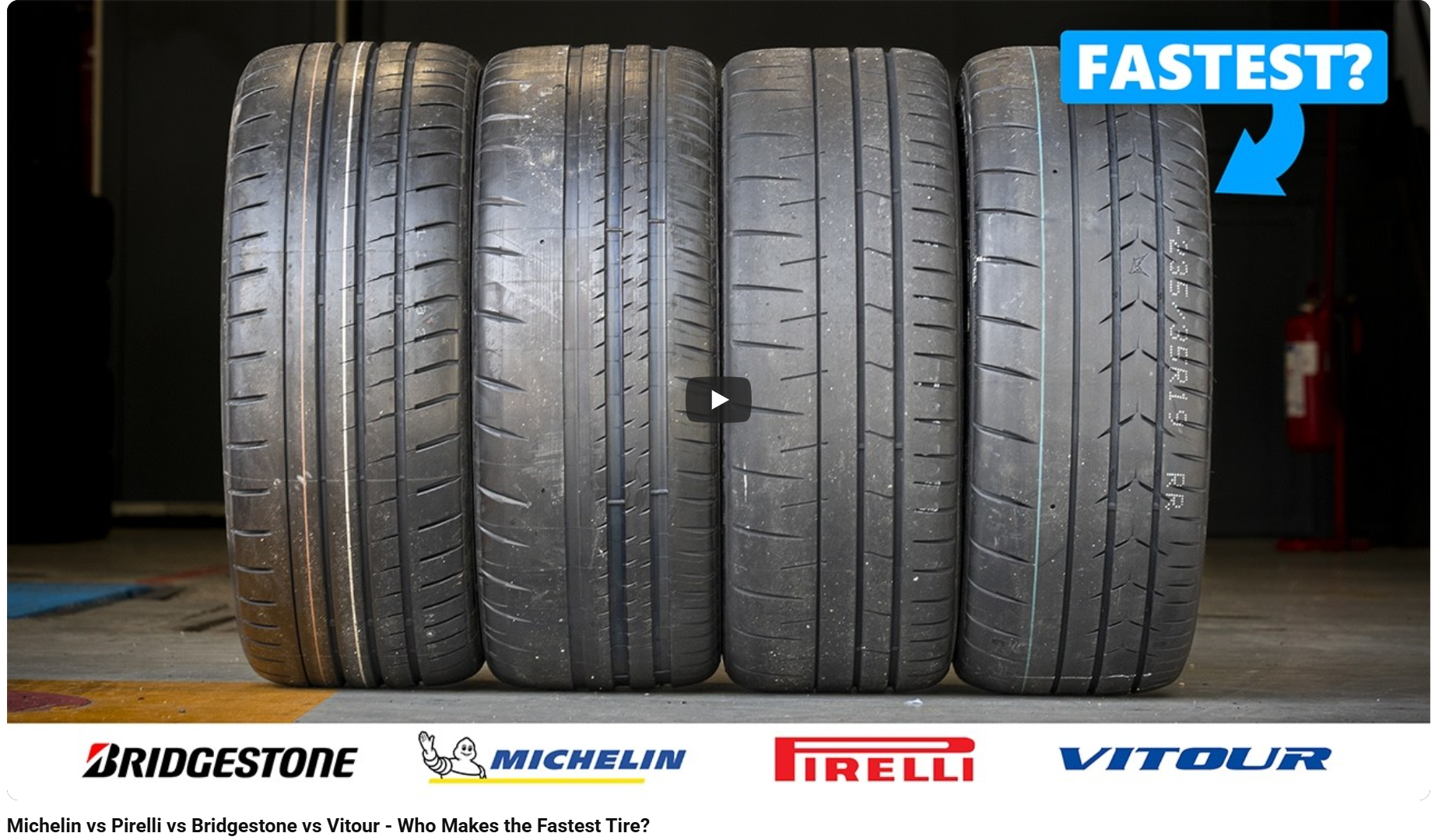 Michelin vs Pirelli vs Bridgestone vs Vitour - Who Makes the Fastest Tire?